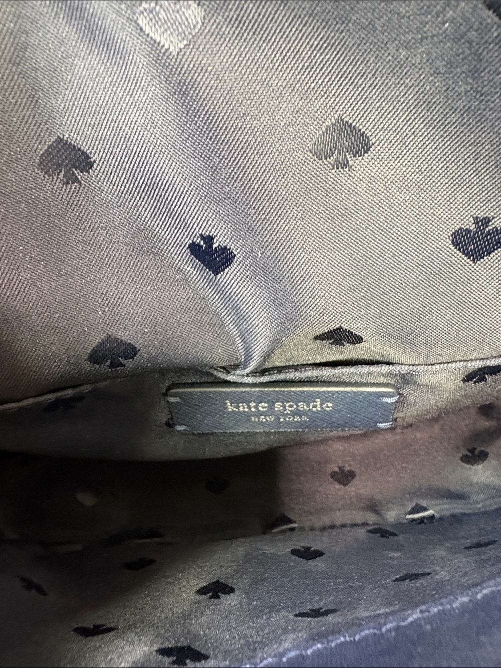 Kate Spade New York Navy Blue Colorblock Chain Crossbody Shoulder Bag - Picture 11 of 15